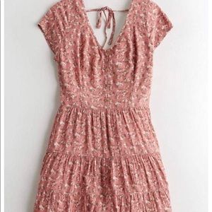 Hollister tiered button front dress